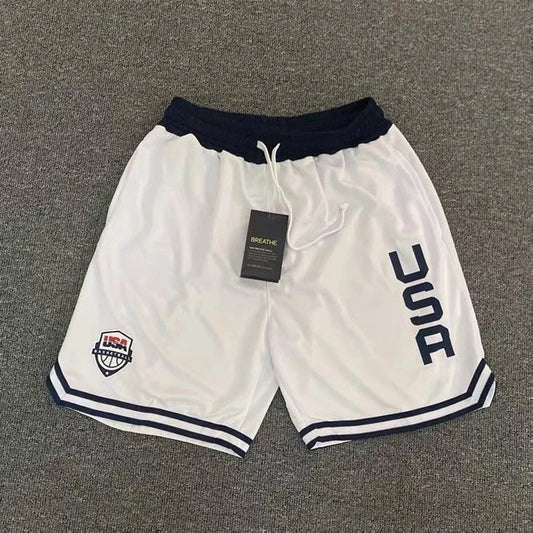 2024 Summer Basketball Running Shorts Men High