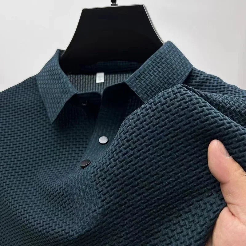 The 3D Elite™ Textured Polo – Effortless Elegance, Unmatched Comfor