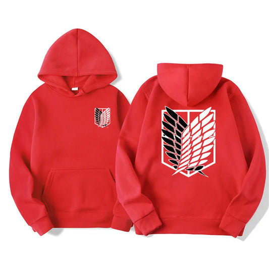 Attack on Titan men's hoodie with hood, anime hoodies for men